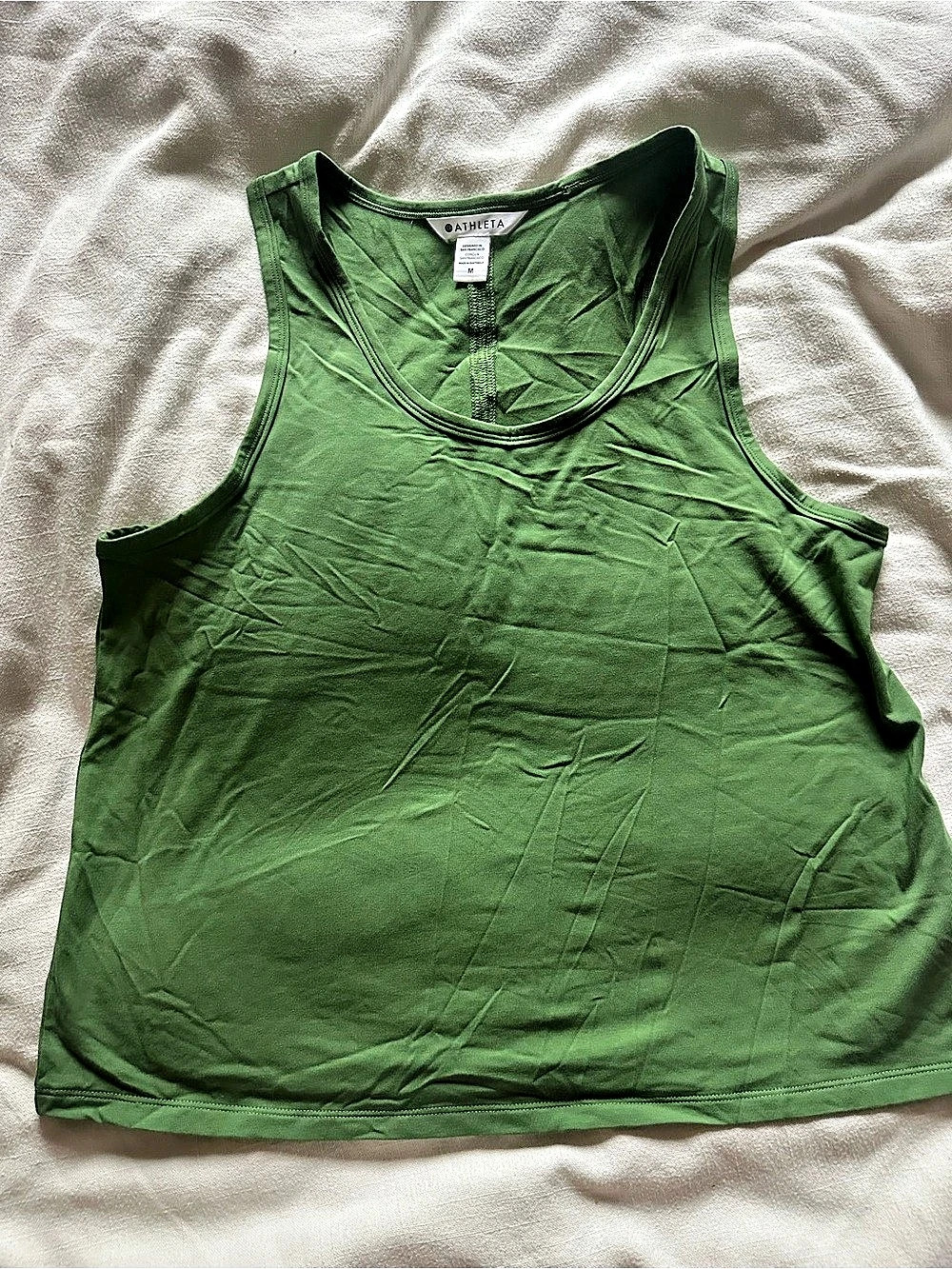 Athleta Green Tank Top Size Medium